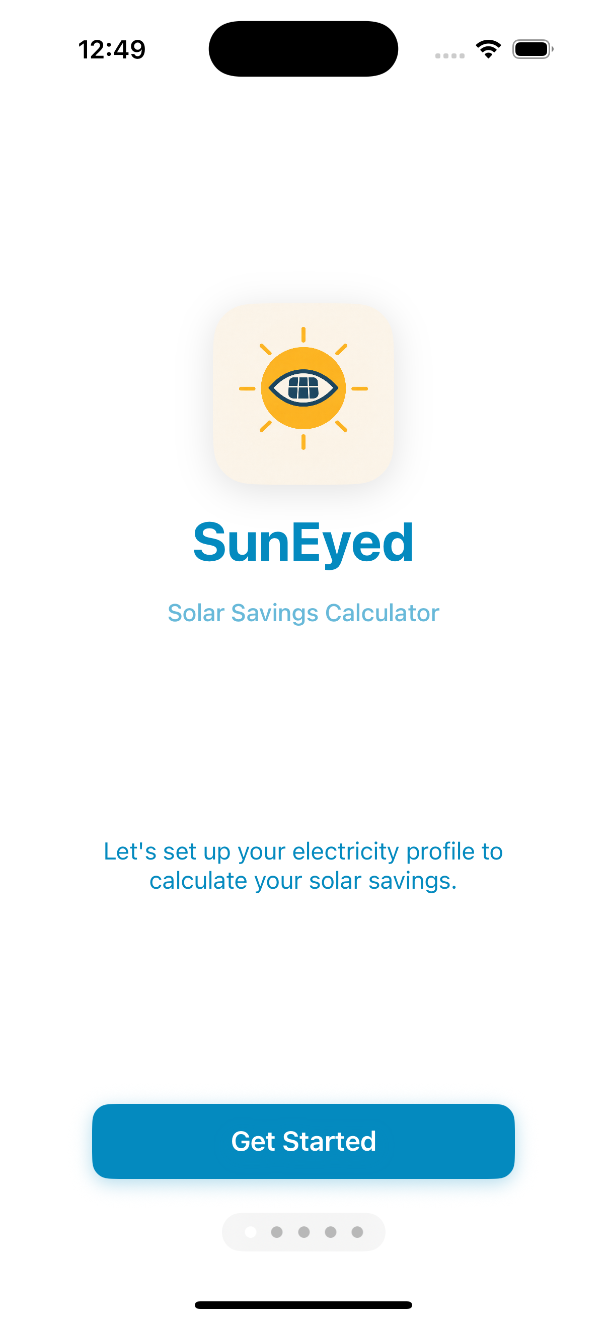 SunEyed splash screen